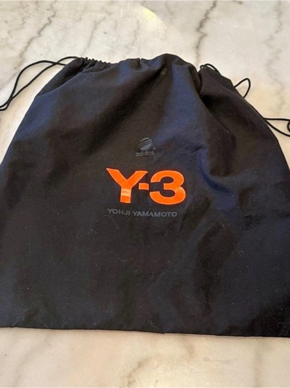 Y-3 Yohji Yamamoto Drawstring Dust Bag Black